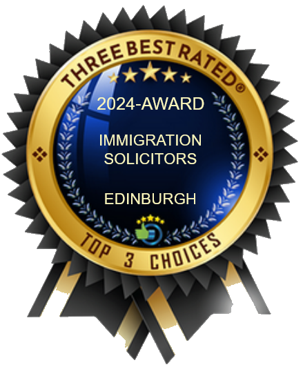 Three Best Rated Immigration Solicitors Edinburgh 2024 award